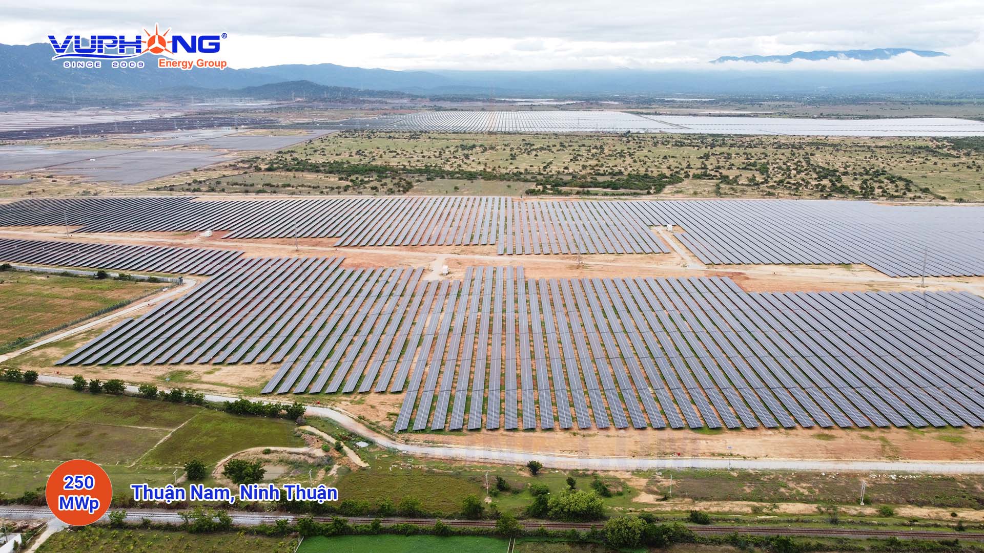 Nhà máy điện mặt trời Bim2 250MWp Thuận Nam, Ninh Thuận - Công Ty Cổ Phần Vũ Phong Energy Group