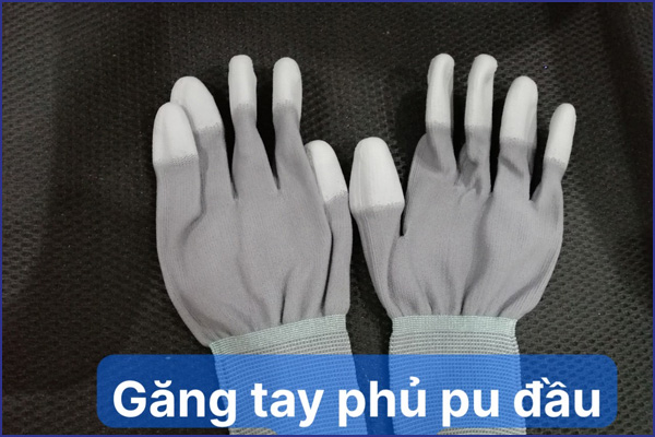 Găng tay phủ PU đầu ngón - Găng Tay Kim Long - Công Ty TNHH Một Thành Viên Găng Tay Kim Long