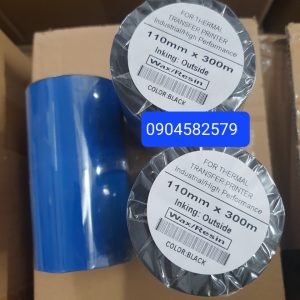 Mực in wax resin 110mmx300m - Máy In Mã Vạch 2T - Công Ty TNHH Giải Pháp Khoa Học 2T