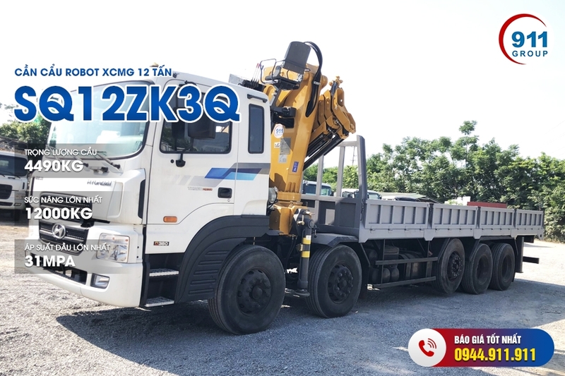 Cần cẩu robot XCMG 12 tấn - XCMG SQ12ZK3Q - Máy Móc Thiết Bị Xây Dựng - Công Ty Cổ Phần Tập Đoàn 911