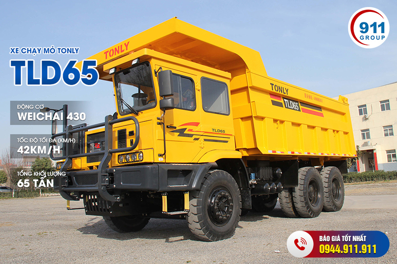 Xe ben mỏ TONLY TLD65 - Máy Móc Thiết Bị Xây Dựng - Công Ty Cổ Phần Tập Đoàn 911