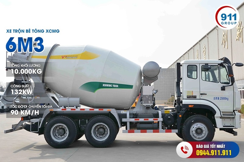 Trạm trộn bê tông XCMG 6m3 - Máy Móc Thiết Bị Xây Dựng - Công Ty Cổ Phần Tập Đoàn 911