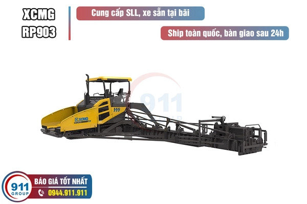 Máy rải nhựa XCMG tải trọng 24,3 -27,2 Tấn Model_RP903 - Máy Móc Thiết Bị Xây Dựng - Công Ty Cổ Phần Tập Đoàn 911