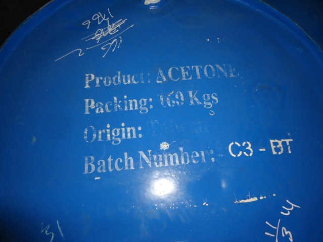 Acetone - Công Ty TNHH Tây Nam Phú