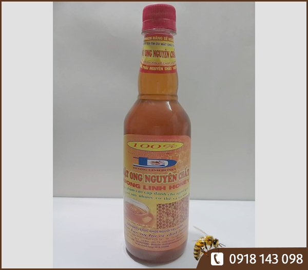 Mật ong nguyên chất chai 500ml