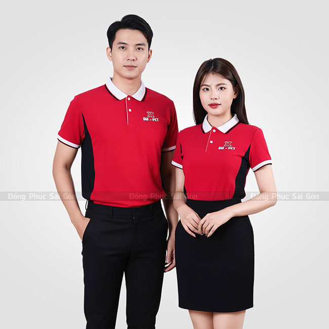 Áo thun đồng phục Ata 250001 - May Đồng Phục Nhật Thịnh - Công Ty TNHH Sản Xuất - Thương Mại Nhật Thịnh