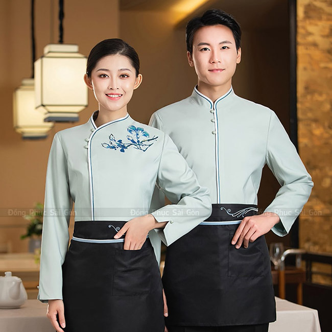 Đồng phục nhà hàng Hoa - May Đồng Phục Nhật Thịnh - Công Ty TNHH Sản Xuất - Thương Mại Nhật Thịnh
