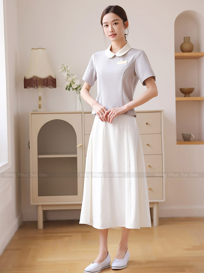 Đồng phục tiệm nail - May Đồng Phục Nhật Thịnh - Công Ty TNHH Sản Xuất - Thương Mại Nhật Thịnh