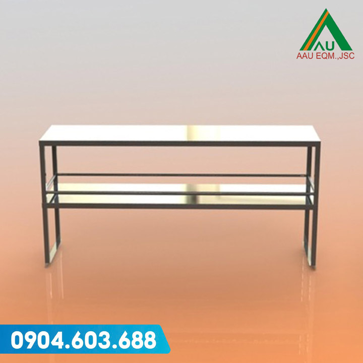 Kệ trên bàn 2 tầng - Thiết Bị & Bếp Công Nghiệp á Âu - Công Ty Cổ Phần Thiết Bị á Âu