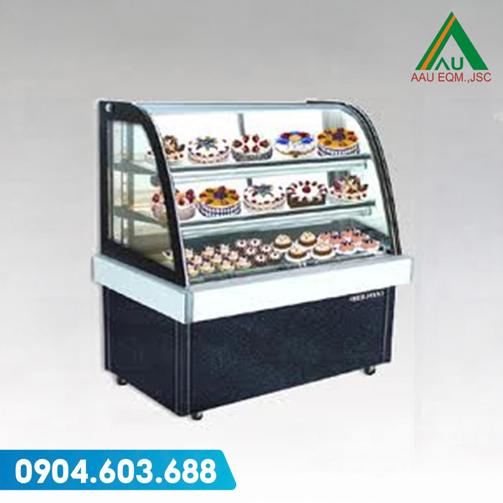 Tủ bày bánh kính cong - Thiết Bị & Bếp Công Nghiệp á Âu - Công Ty Cổ Phần Thiết Bị á Âu