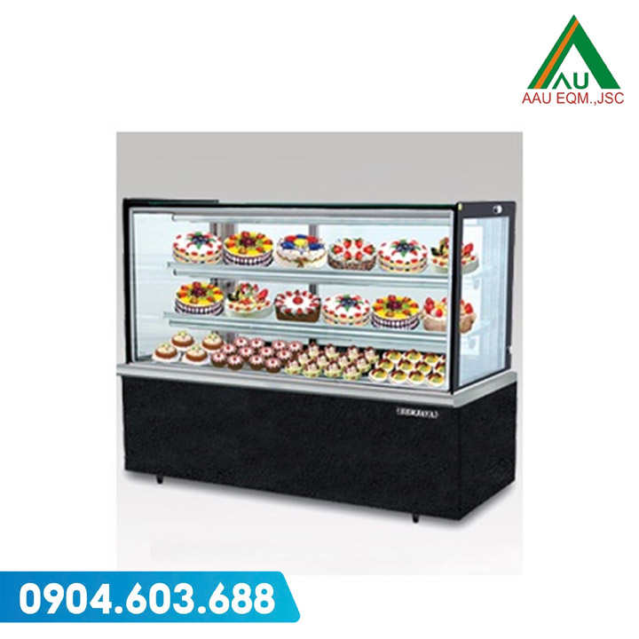 Tủ bày bánh ngọt kính phẳng - Thiết Bị & Bếp Công Nghiệp á Âu - Công Ty Cổ Phần Thiết Bị á Âu