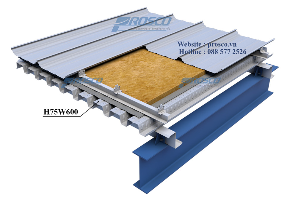 Sàn mái Roof Deck - Sàn Deck PROSCO - Công Ty Cổ Phần Xây Dựng Trường Thịnh