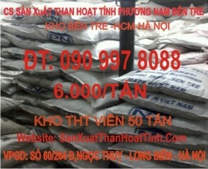 Than hoạt tính bột ép viên cao cấp