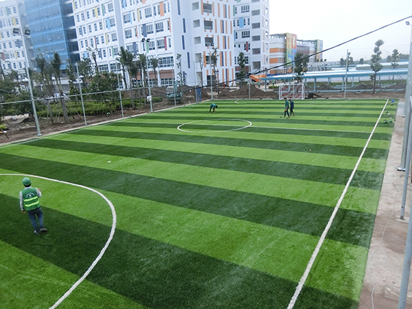 Sân bóng đá cỏ nhân tạo bệnh viện Nhi Đồng - Thể Thao Quang Tuyến - Công Ty TNHH Thể Thao Quang Tuyến