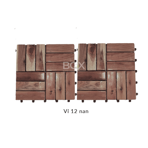 Vỉ gỗ 12 nan lót sàn