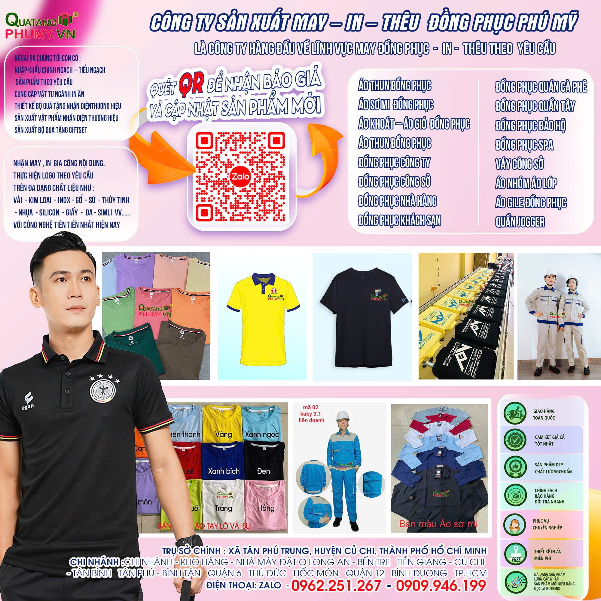 Áo thun đồng phục - Quà Tặng Doanh Nghiệp Phú Mỹ - Công Ty TNHH Sản Xuất Thương Mại Quà Tặng Phú Mỹ