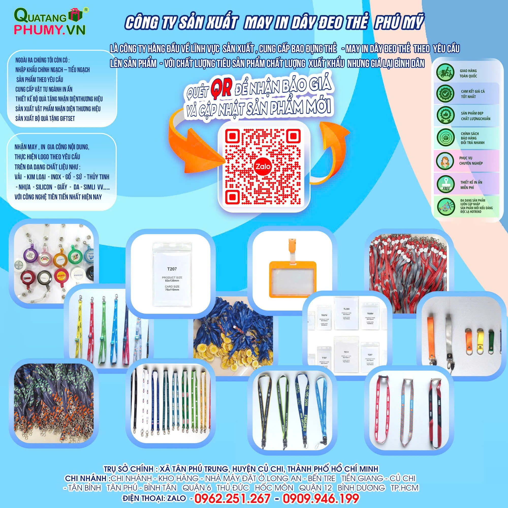 Dây đeo thẻ - Quà Tặng Doanh Nghiệp Phú Mỹ - Công Ty TNHH Sản Xuất Thương Mại Quà Tặng Phú Mỹ