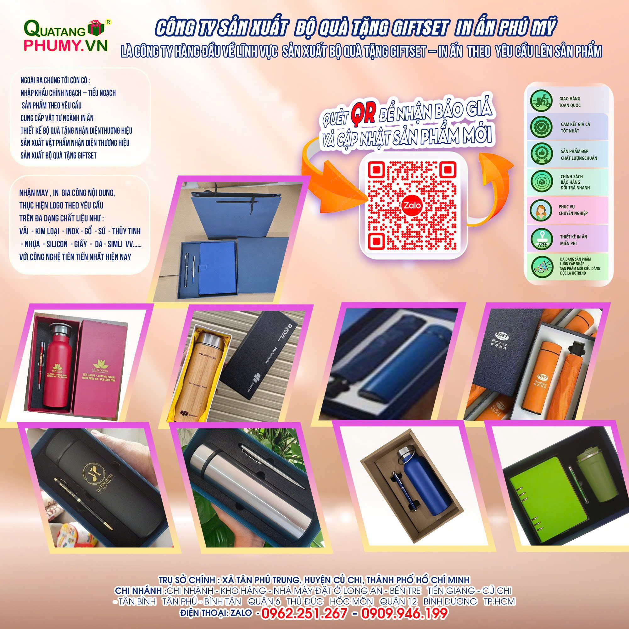 Gift Set - Quà Tặng Doanh Nghiệp Phú Mỹ - Công Ty TNHH Sản Xuất Thương Mại Quà Tặng Phú Mỹ