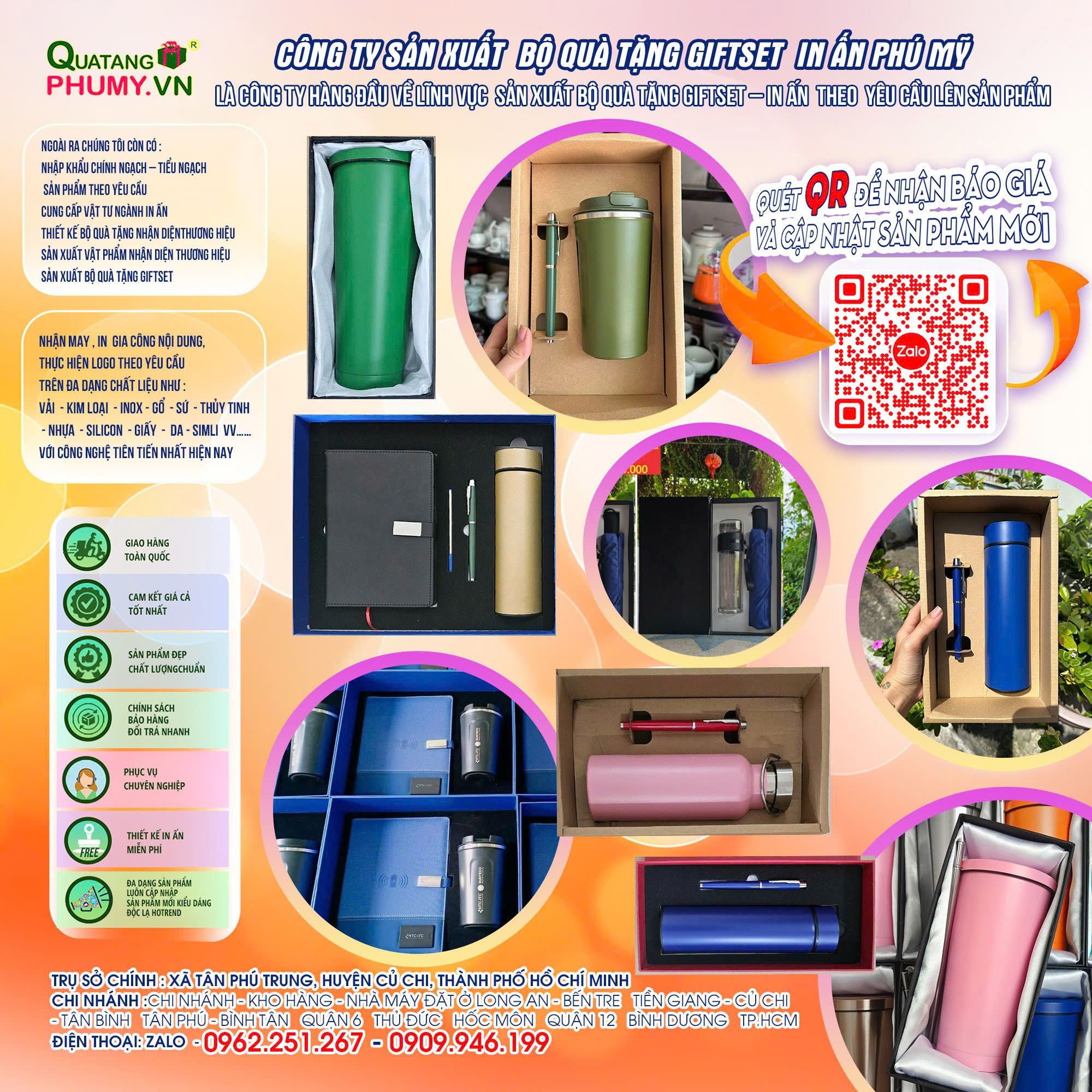 Gift Set - Quà Tặng Doanh Nghiệp Phú Mỹ - Công Ty TNHH Sản Xuất Thương Mại Quà Tặng Phú Mỹ