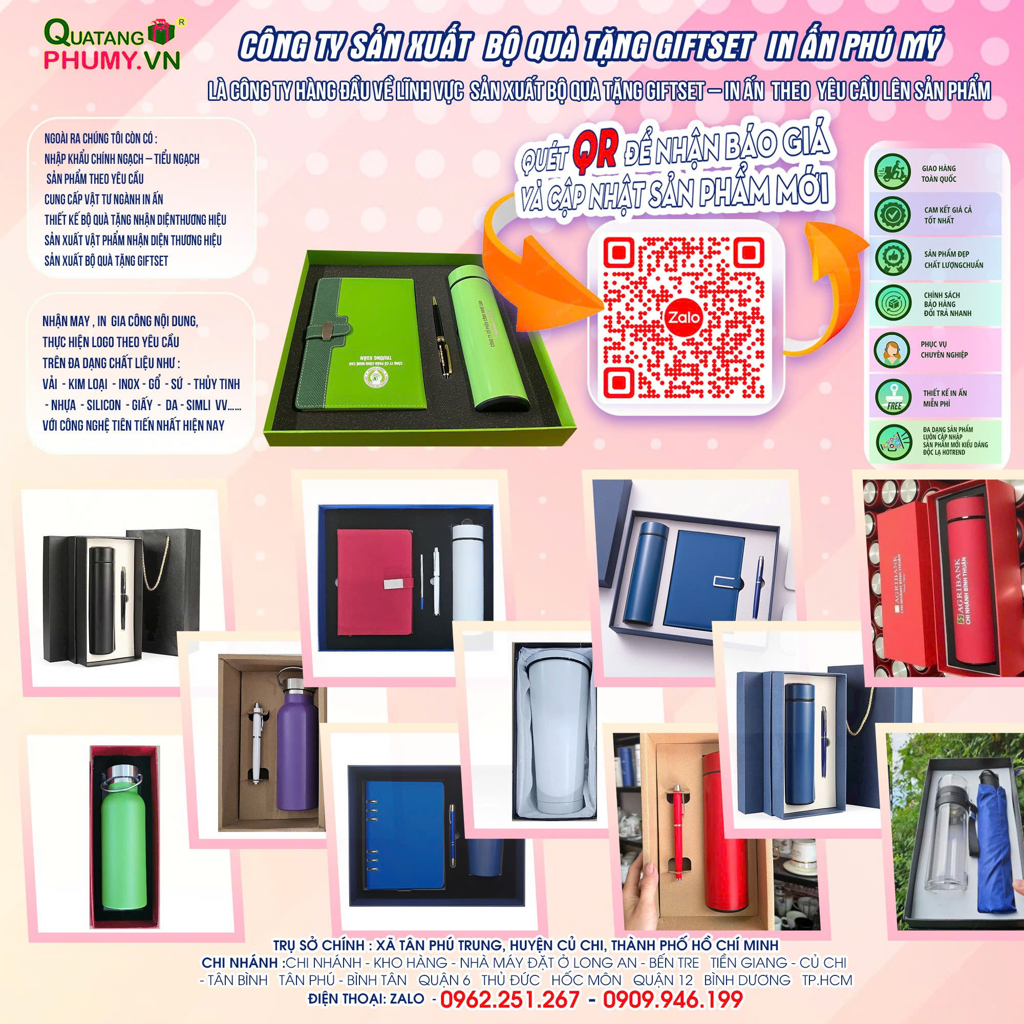 Gift Set - Quà Tặng Doanh Nghiệp Phú Mỹ - Công Ty TNHH Sản Xuất Thương Mại Quà Tặng Phú Mỹ