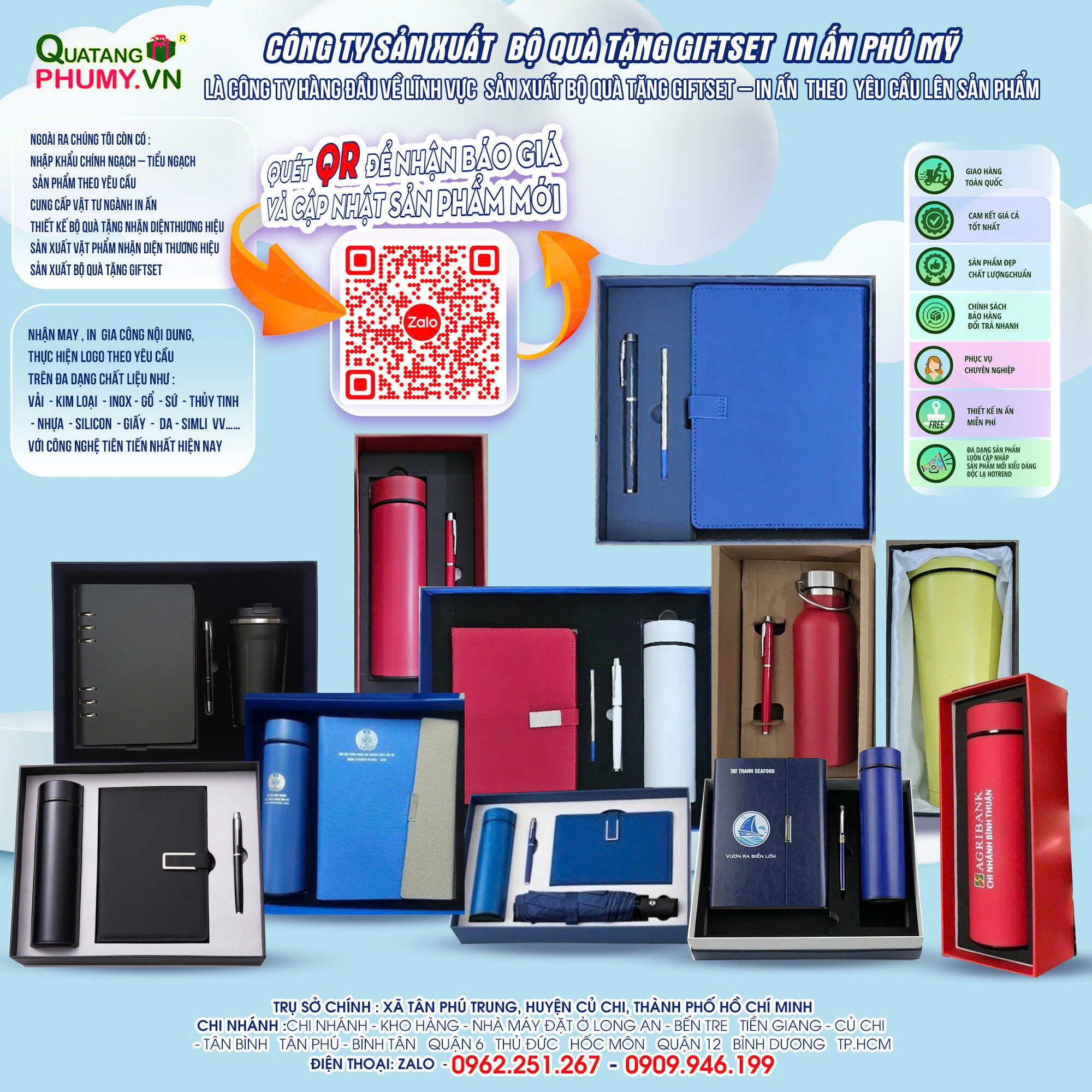 Gift Set - Quà Tặng Doanh Nghiệp Phú Mỹ - Công Ty TNHH Sản Xuất Thương Mại Quà Tặng Phú Mỹ