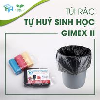 Túi rác sinh học tự hủy Gimex II - Bao Bì Nhựa Tổng Hợp II - Công Ty TNHH Sản Xuất Thương Mại Tổng Hợp II
