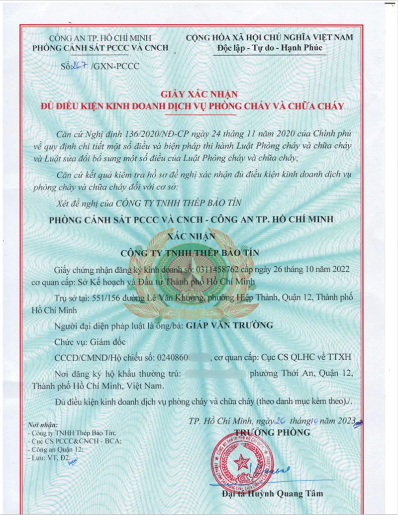  - Thép Bảo Tín - Công Ty TNHH Thép Bảo Tín