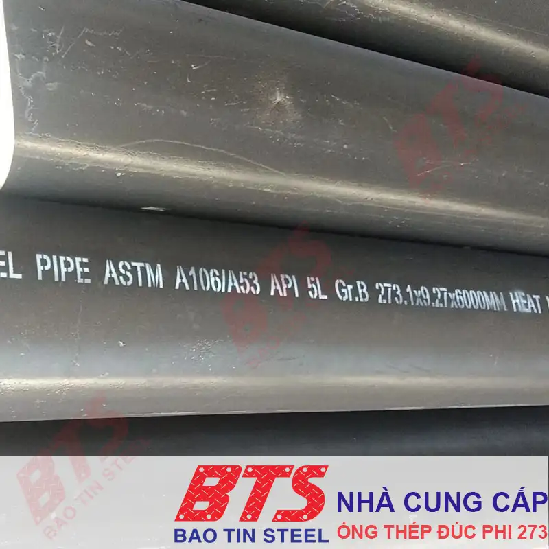 Thép ống đúc phi 273 DN250 - Thép Bảo Tín - Công Ty TNHH Thép Bảo Tín