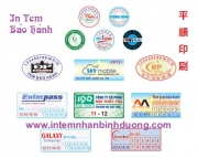 In tem bảo hành