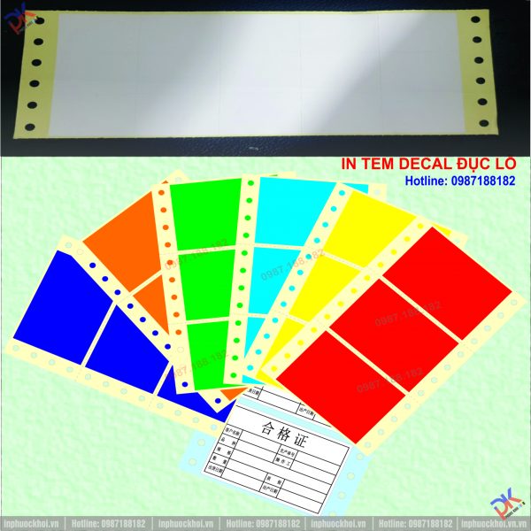 In tem màu liên tục