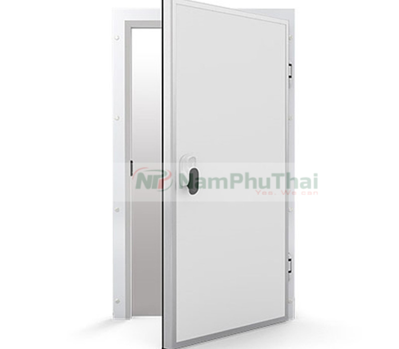 Cửa bản lề kho lạnh - Điện Lạnh Công Nghiệp Nam Phú Thái - Công Ty Cổ Phần Công Nghiệp Lạnh Nam Phú Thái