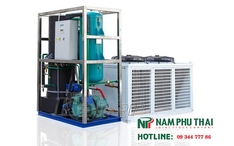 Máy làm đá viên dạng ống - Điện Lạnh Công Nghiệp Nam Phú Thái - Công Ty Cổ Phần Công Nghiệp Lạnh Nam Phú Thái