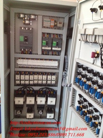 Tủ điều khiển hệ thống xử lý nước thải - Công Ty TNHH Thiết Bị Tự Động Hóa Toàn Cầu