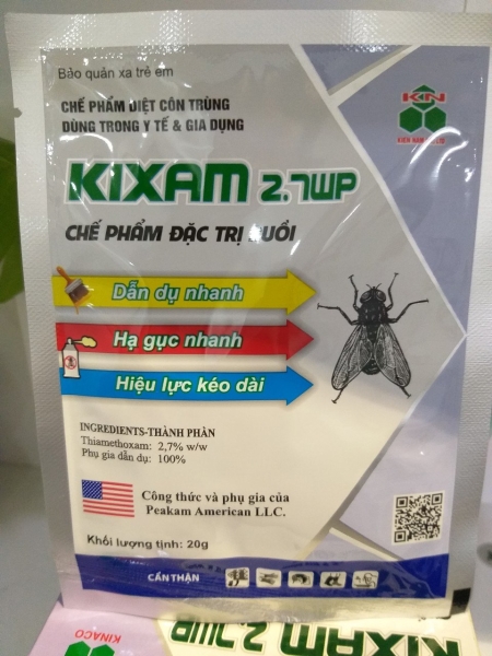 Thuốc diệt ruồi Kixam - Khử Trùng Quốc Tế - Công Ty TNHH Khử Trùng Quốc Tế