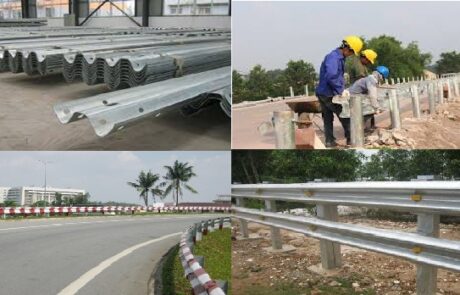 Thi công hộ lan tôn sóng - Công Ty Cổ Phần Cao Ốc Việt
