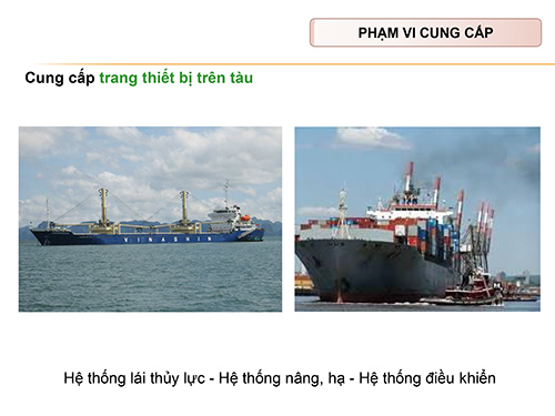 Trang Thiết Bị Trên Tàu - Công Ty TNHH Kỹ Thuật Hải Đăng