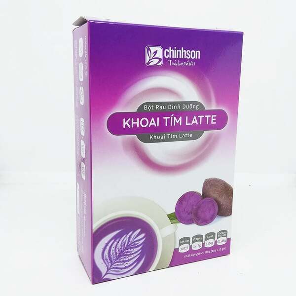Trà sữa Chính Sơn khoai tím latte 180g