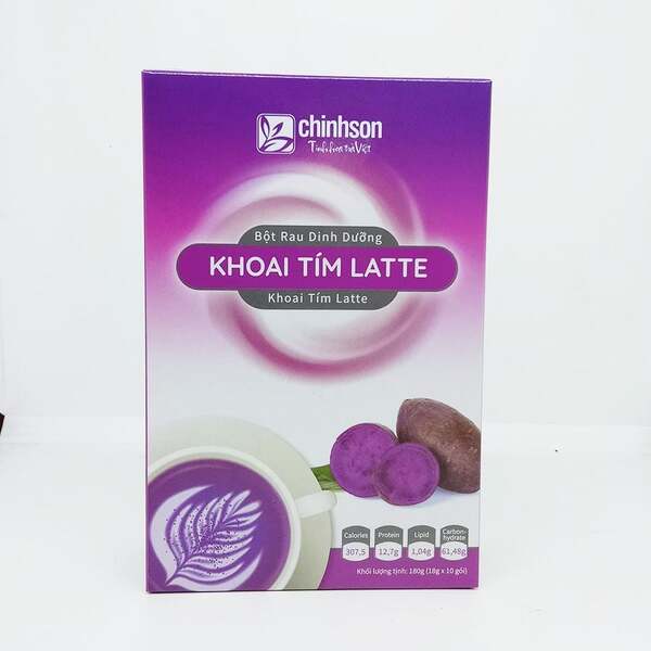 Trà sữa Chính Sơn khoai tím latte 180g