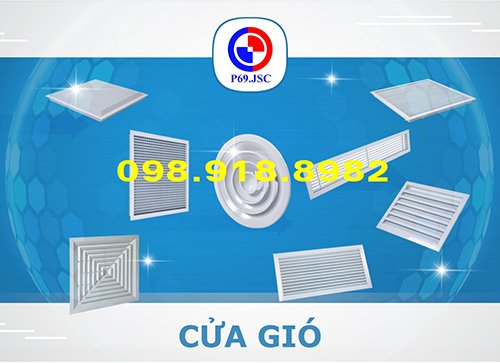 Cửa gió - ống Gió P69 - Công Ty Cổ Phần Đầu Tư P69