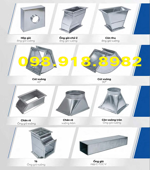 Phụ kiện ống gió - ống Gió P69 - Công Ty Cổ Phần Đầu Tư P69