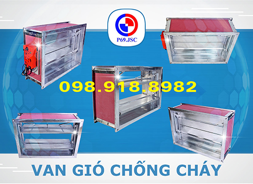 Van gió chống cháy - ống Gió P69 - Công Ty Cổ Phần Đầu Tư P69