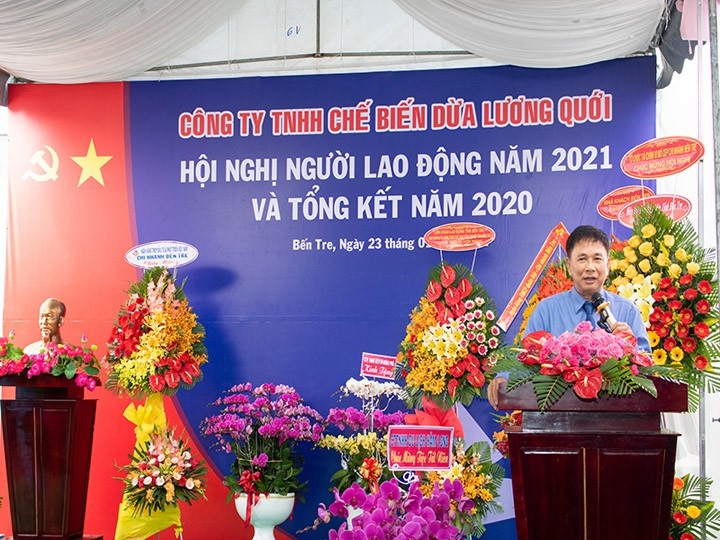 Hội nghị người lao động tại công ty Lương Quới