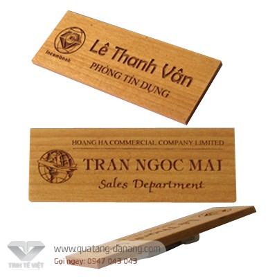 Biển chức danh - TTV 004 - Quà Tặng Tinh Tế Việt - Công Ty TNHH Tinh Tế Việt