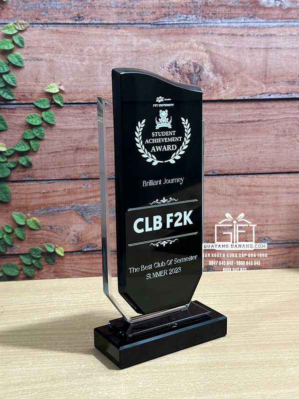 Cúp pha lê - TTV 0021 - Quà Tặng Tinh Tế Việt - Công Ty TNHH Tinh Tế Việt