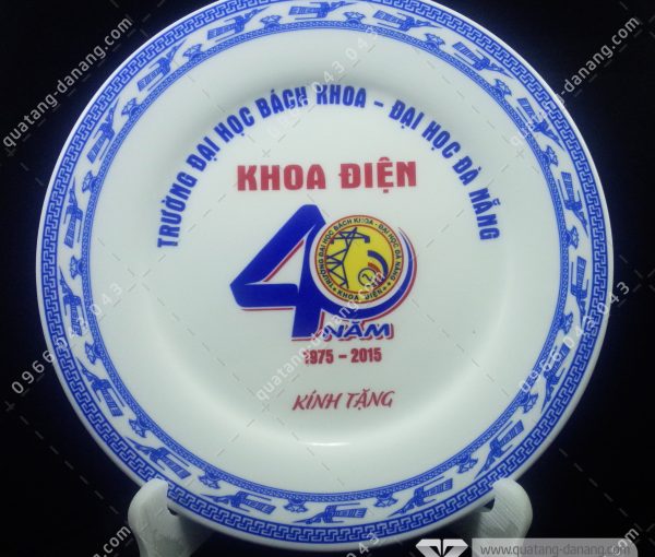 Đĩa sứ quà tặng