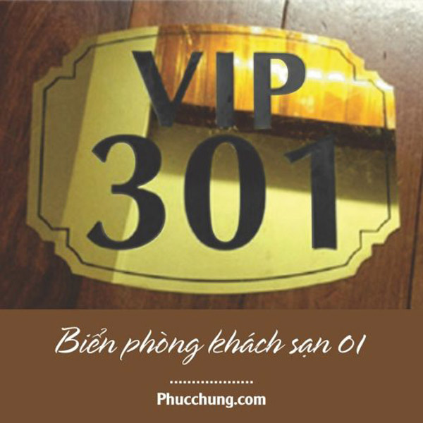 Biển phòng khách sạn M1