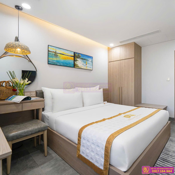 Bộ chăn ga gối khách sạn bền đẹp