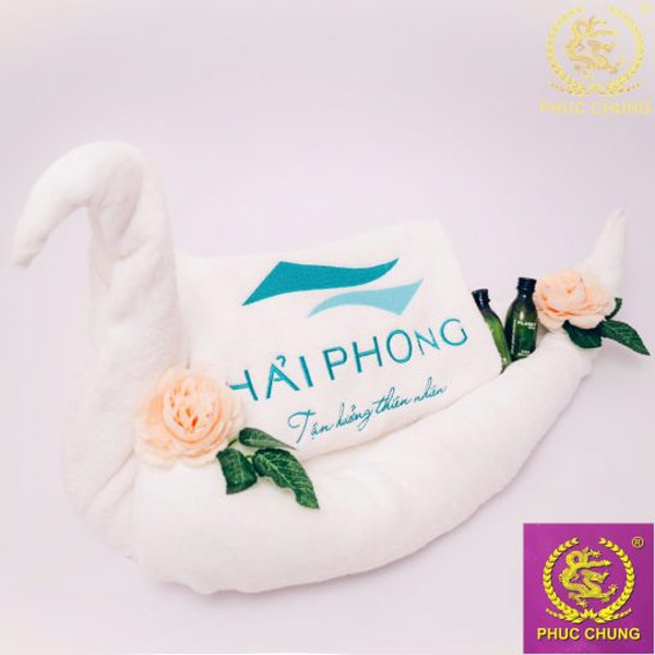 Khăn thêu khách sạn Hải Phong