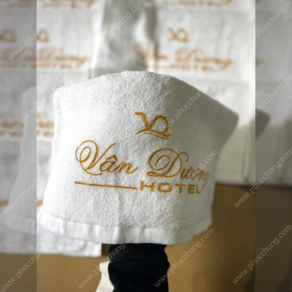 Khăn in logo Vân Dương Hotel