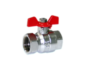 Van bi đồng mạ crôm tay bướm MIHA 2000